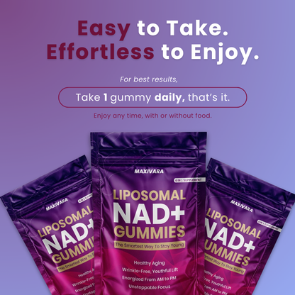 MAXIVARA™ PURE NAD+ Gummies - Now 6-in-1 Support