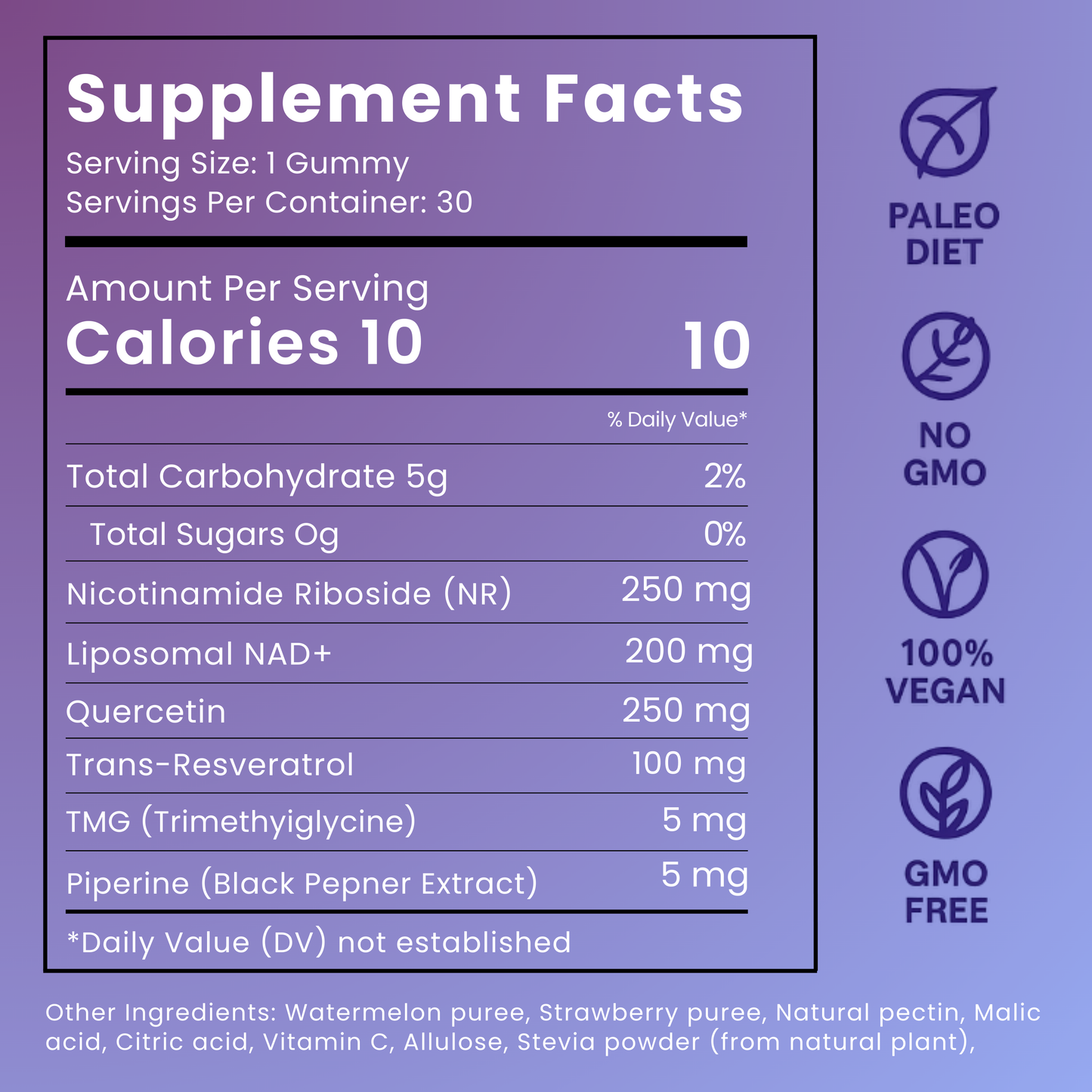 MAXIVARA™ PURE NAD+ Gummies - Now 6-in-1 Support